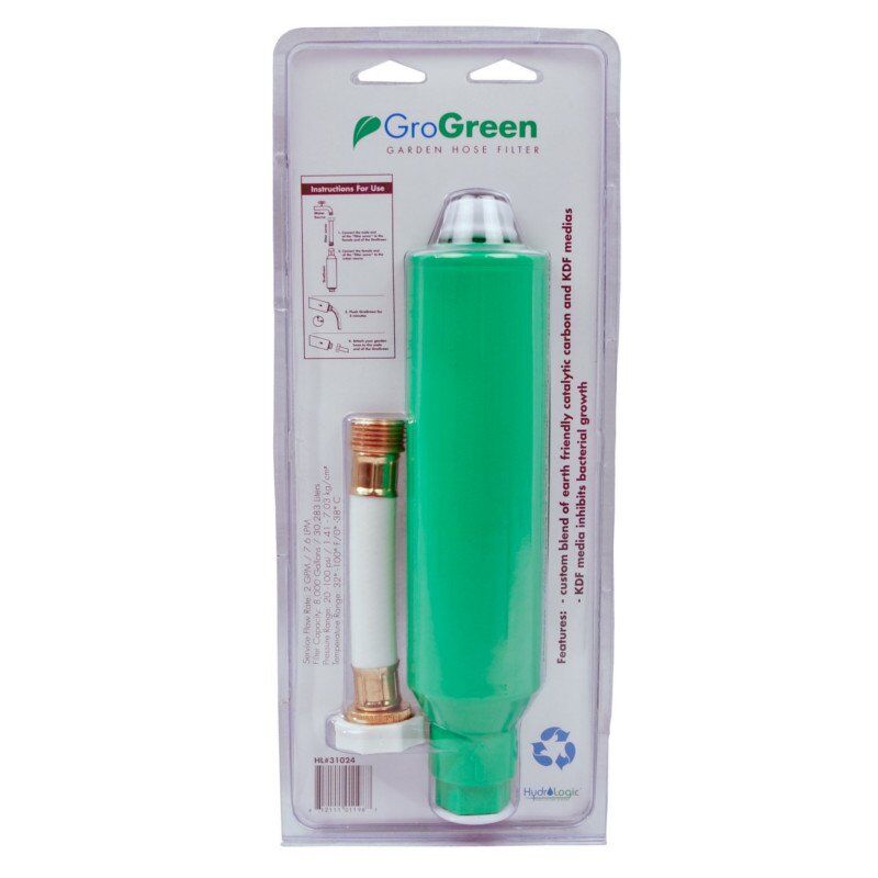 HydroLogic GroGreen Garden Hose Filter